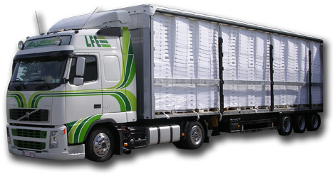 Lippens Food Express: Volumetransport
